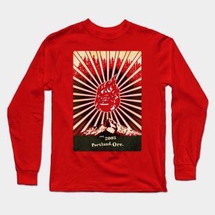 Retroposter for color t-shirts Long Sleeve T-Shirt